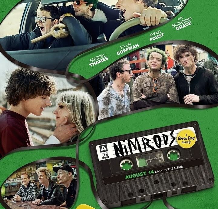Green day divulga pôster oficial do filme 'Nimrods' e música inédita.