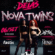 Flyer do festival "É Tudo Delas", em que Nova Twins se apresenta em São Paulo no dia 6 de setembro. Créditos: CultMix e Cine Joia
