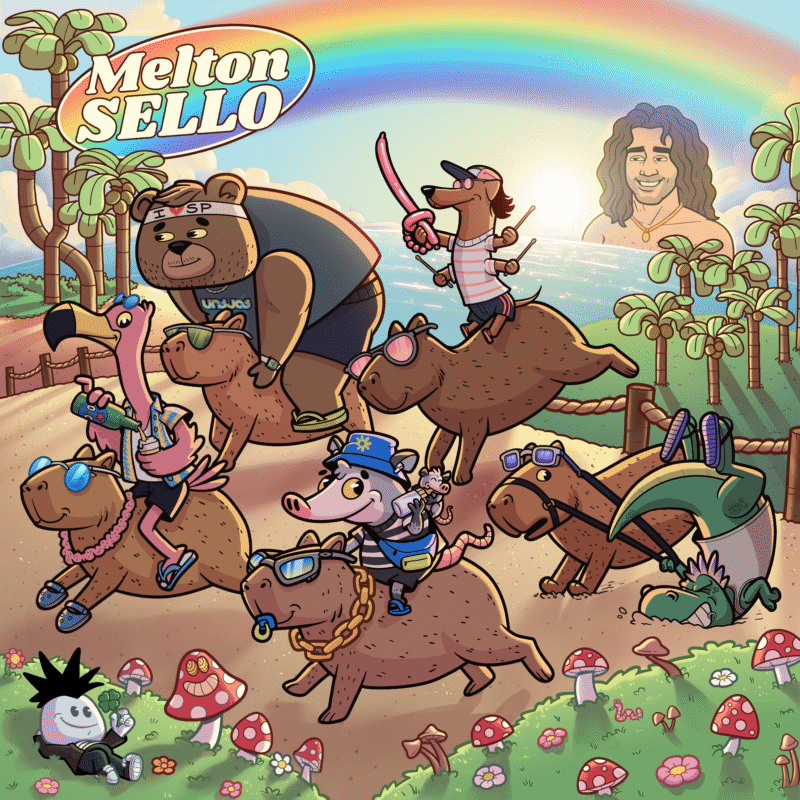 Capa de "OPA!", primeiro álbum de Melton Sello. Créditos: Divulgação/Rodrigo Doin
