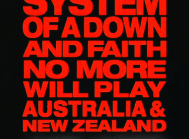 Anúncio de shows de Faith No More e System Of A Down na Austrália. Imagem: Reprodução/30e