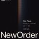 Anúncio do show de New Order no Brasil. Créditos: Balaclava Records