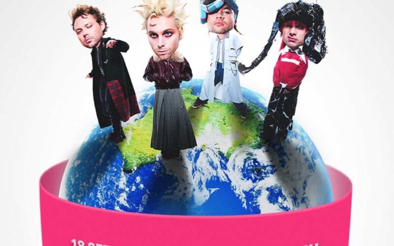 Pôster da turnê "EVERYONE'S A STAR", de 5 Seconds Of Summer