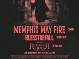 Flyer da Shapeshifter World Tour em São Paulo. Créditos: Liberation