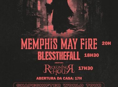 Flyer da Shapeshifter World Tour em São Paulo. Créditos: Liberation