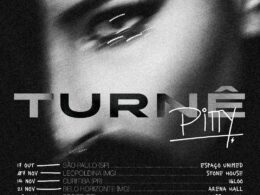 Flyer anunciando os primeiros shows da turnê de Pitty. Créditos: Reprodução
