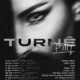 Flyer anunciando os primeiros shows da turnê de Pitty. Créditos: Reprodução
