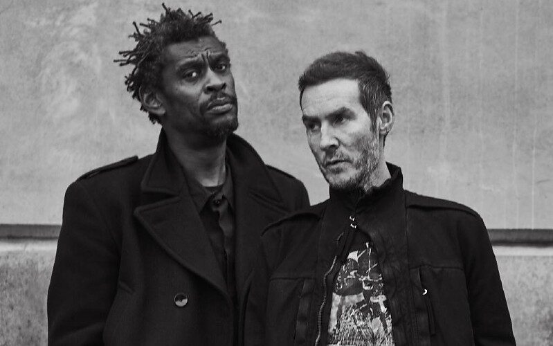 Grant Marshall e Robert Del Naja, da banda Massive Attack. Imagem: Divulgação