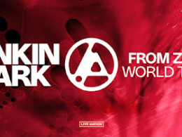Flyer da From Zero World Tour, turnê do Linkin Park. Imagem: Reprodução