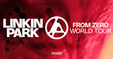 Flyer da From Zero World Tour, turnê do Linkin Park. Imagem: Reprodução