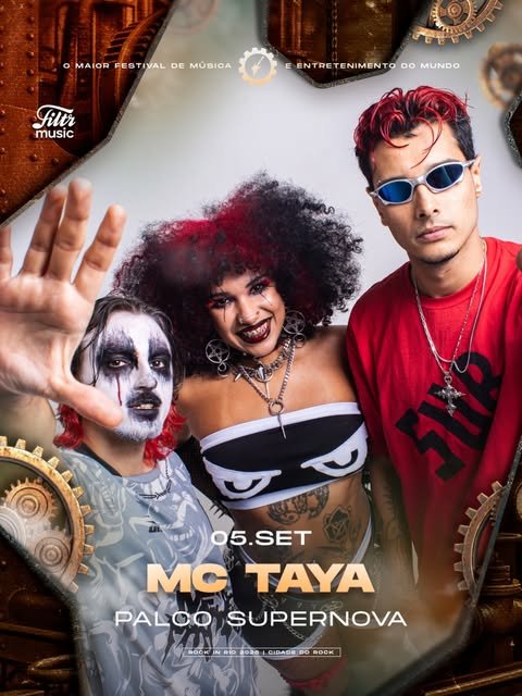 MC Taya se apresenta no Palco SUpernova do Rock in Rio no dia 5 de setembro.