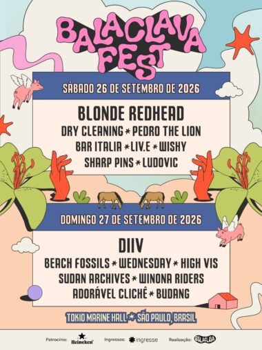 Line-up do Balaclava Fest 2026. Créditos: Balaclava
