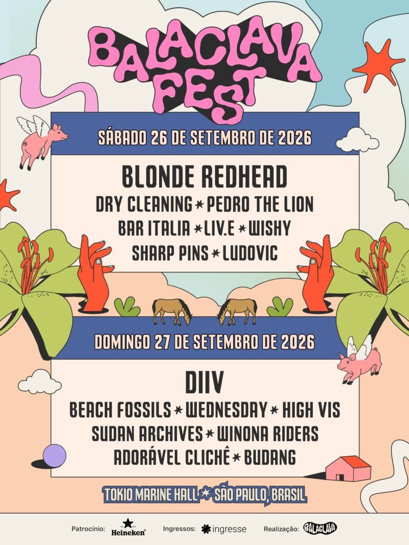 Line-up do Balaclava Fest 2026. Créditos: Balaclava
